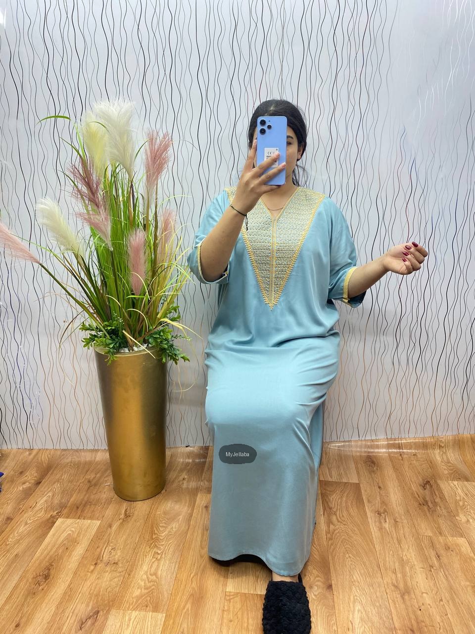 Jellaba Moderne Brodée Femme - 6